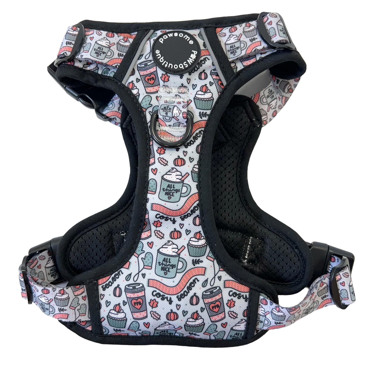 Pawsome Paws Boutique Pumpkin Spice Tough Trails Harness