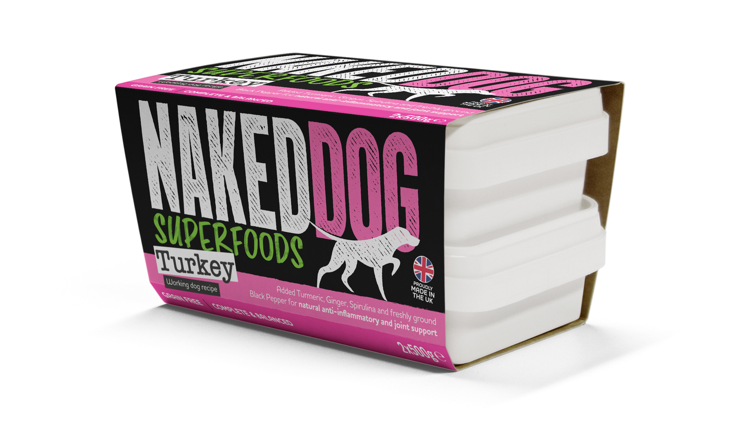 Naked Dog Superfoods Turkey 2x500g