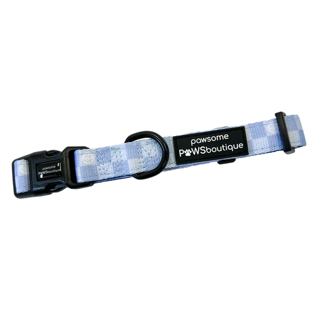 Pawsome Paws Boutique Smiley Check Collar