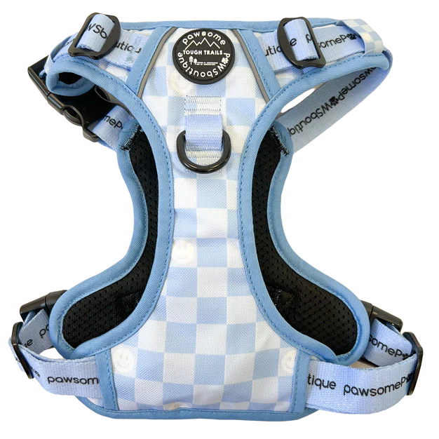 Pawsome Paws Boutique Smiley Check Tough Trails Harness