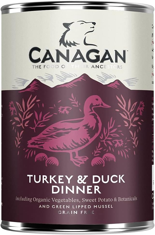 Canagan Wet Dog Food Turkey & Duck Dinner 400g