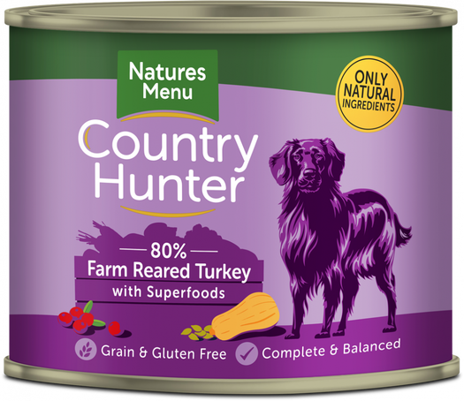 Country Hunter Dog Can Turkey & Cranberry 600g