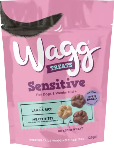 Wagg Sensitive Meaty Bites 125g