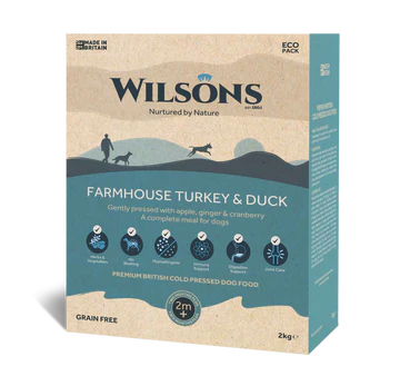 Wilson’s Cold Pressed Farmhouse Turkey & Duck 2kg