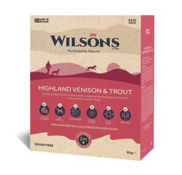 Wilson’s Cold Pressed Highland Venison & Trout 2kg