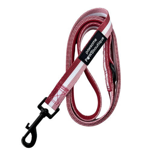 Pawsome Paws Boutique Essentials Wine Red Lead