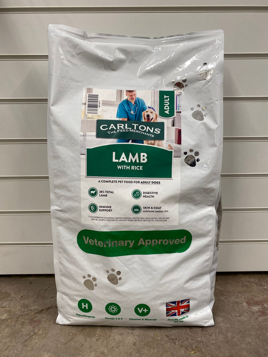 Carlton's Veterinary Adult Lamb with Rice 10kg