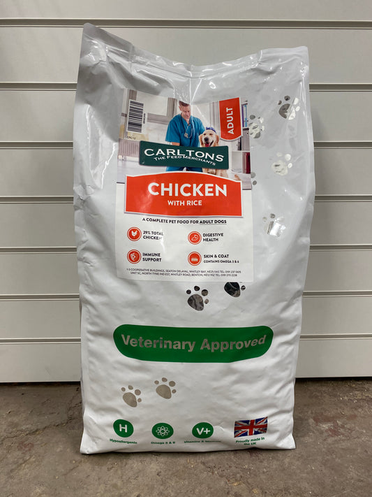 Carlton's Veterinary Adult Chicken with Rice 10kg