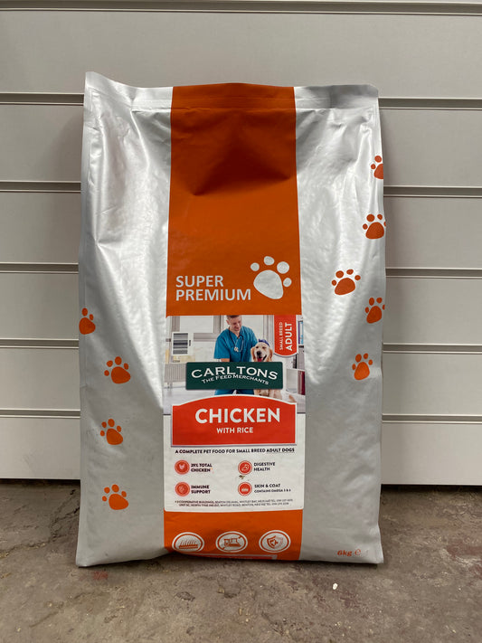Carlton's Veterinary Small Breed Adult Chicken with Rice 6kg