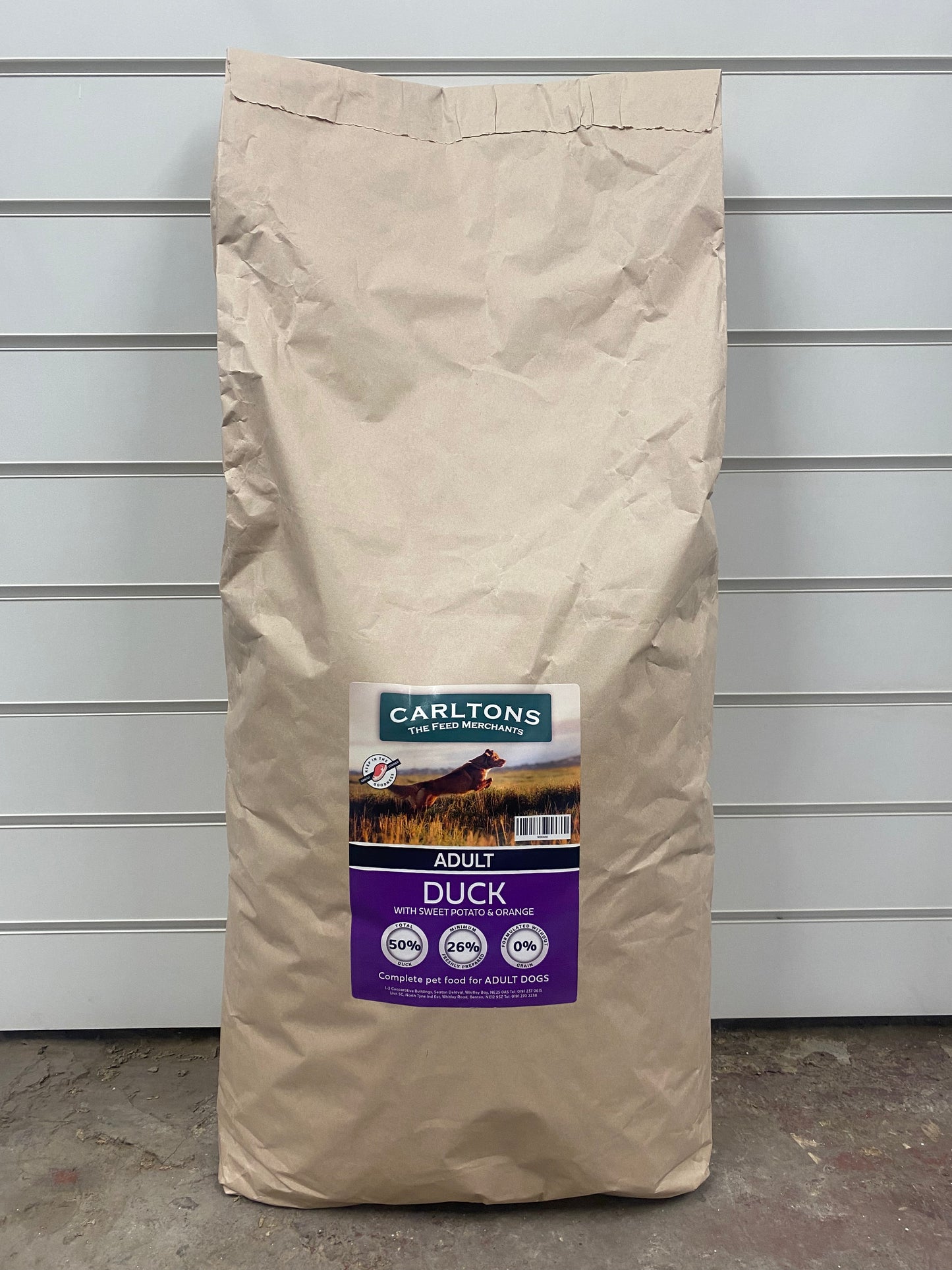 Carlton's Grain Free Adult Duck with Sweet Potato & Orange 15kg