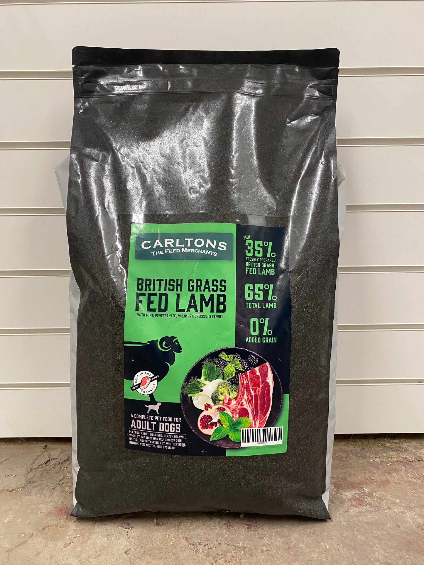 Carlton's Super 65 Adult British Grass Fed Lamb 12kg