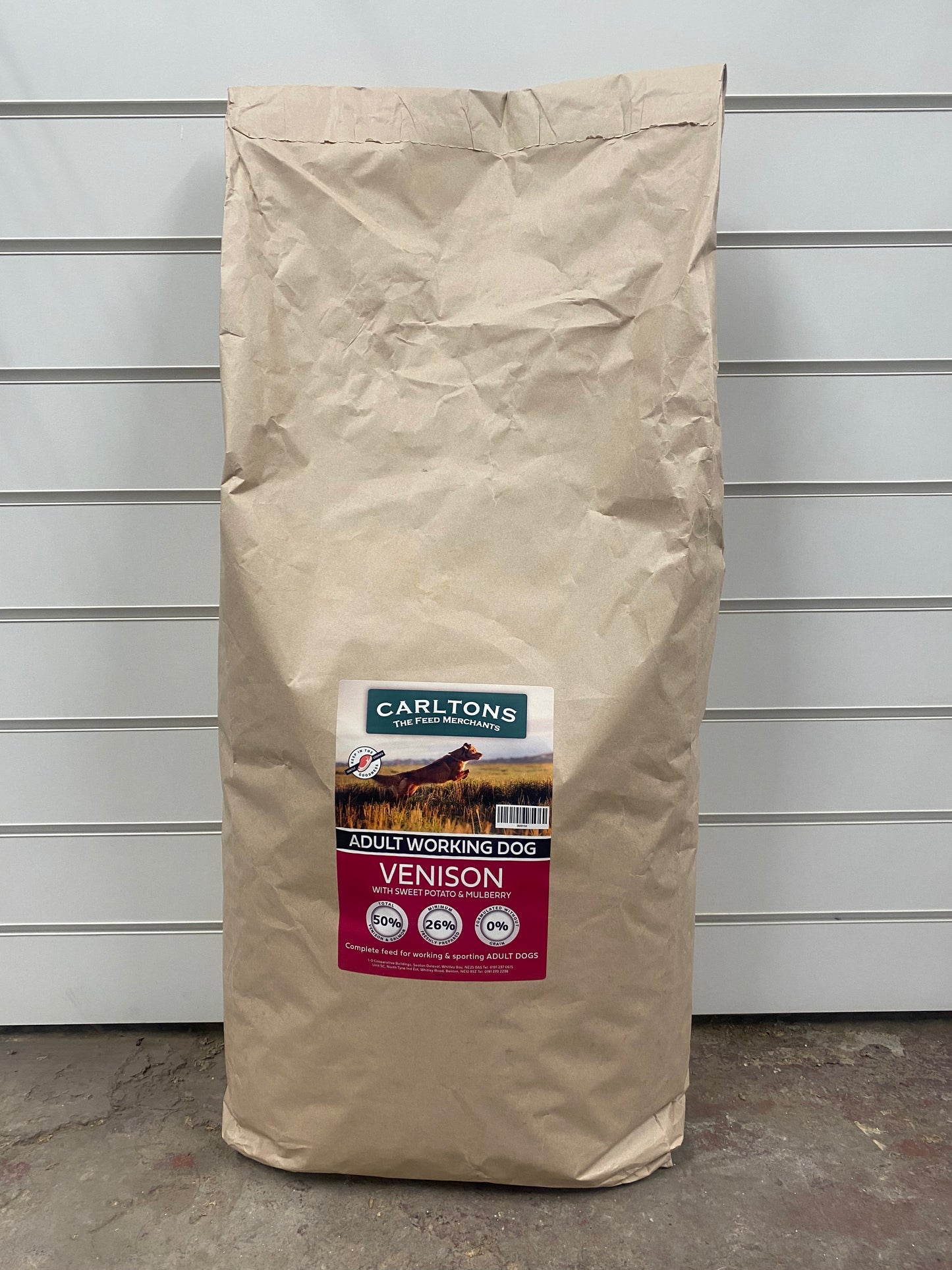 Carlton's Grain Free Adult Venison with Sweet Potato & Mulberry 15kg