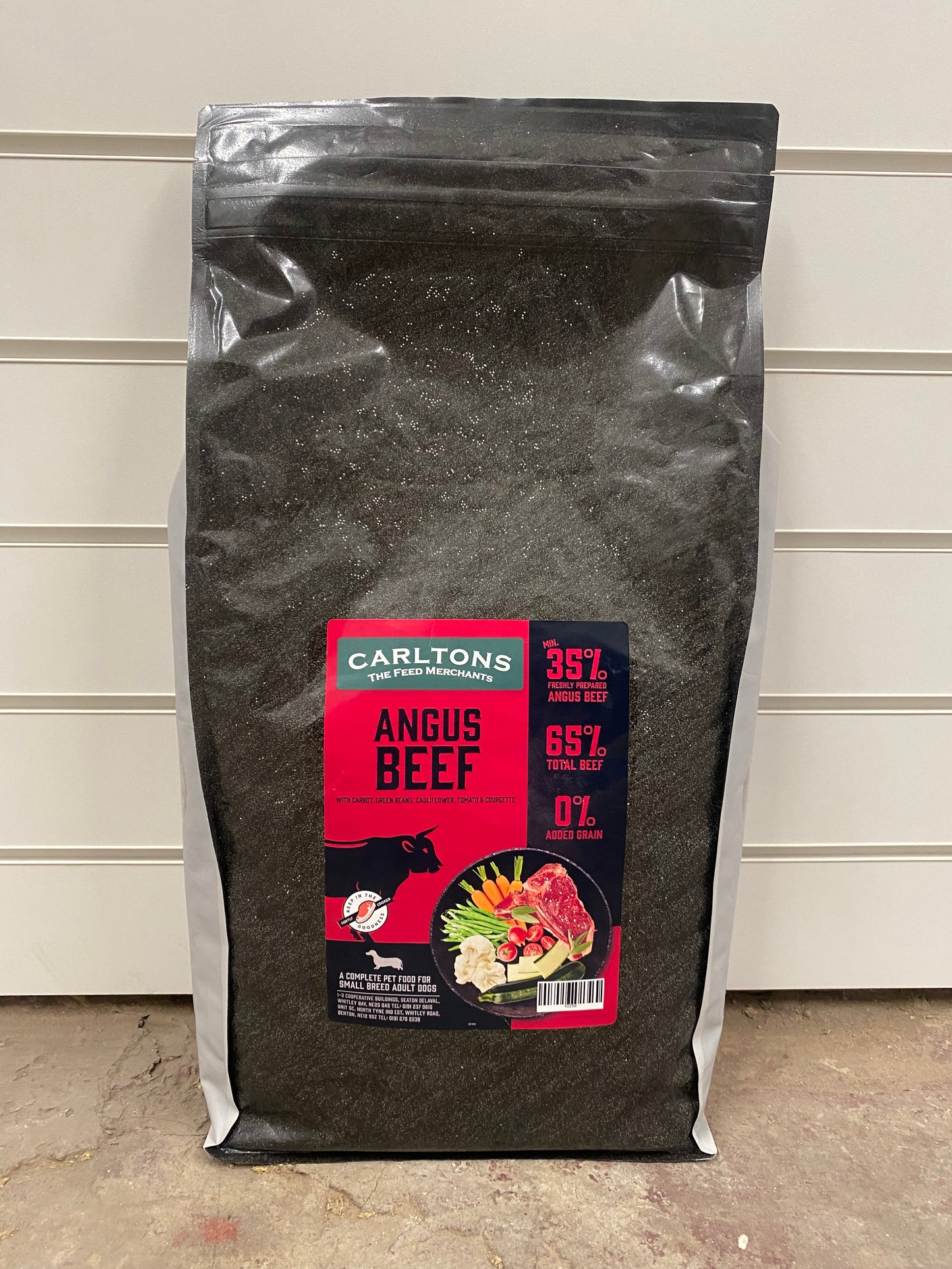 Carlton's Super 65 Small Breed Adult Angus Beef 12kg