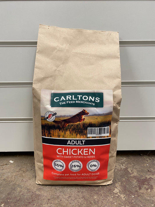 Carlton's Grain Free Adult Chicken with Sweet Potato & Herb 2kg