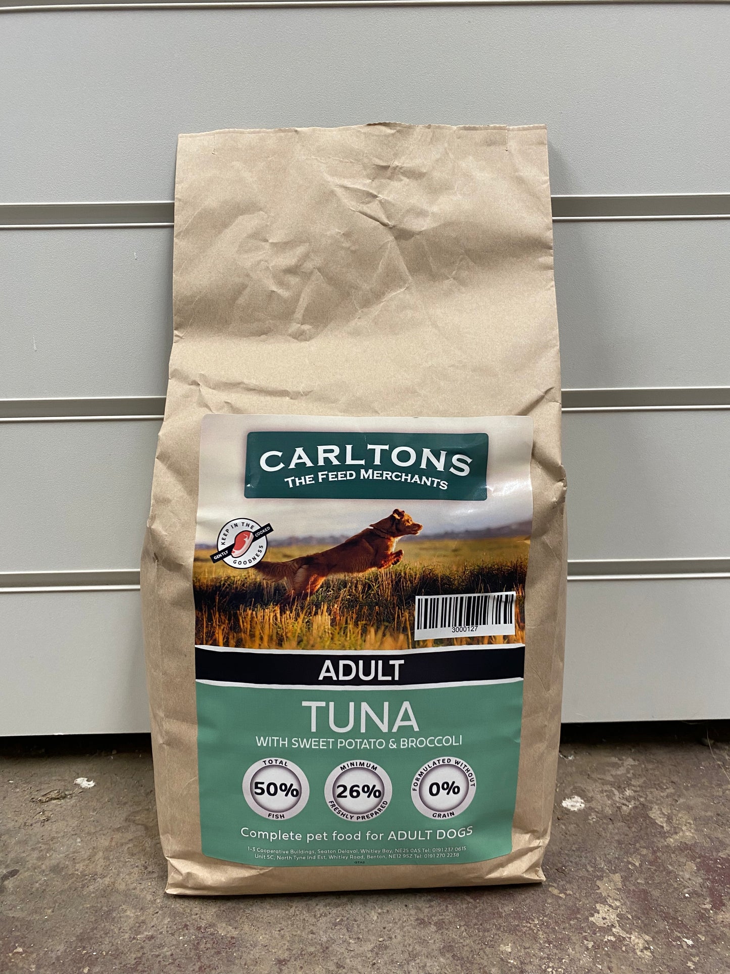 Carlton's Grain Free Adult Tuna with Sweet Potato & Broccoli 2kg