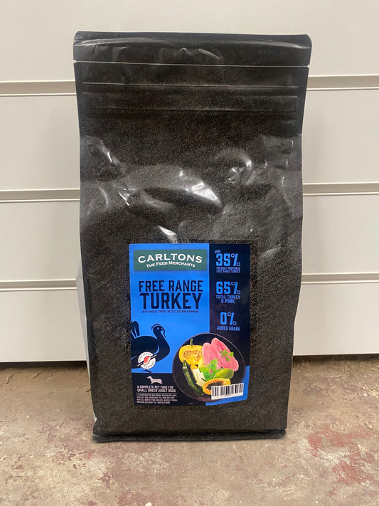 Carlton's Super 65 Small Breed Adult Free Range Turkey 2kg