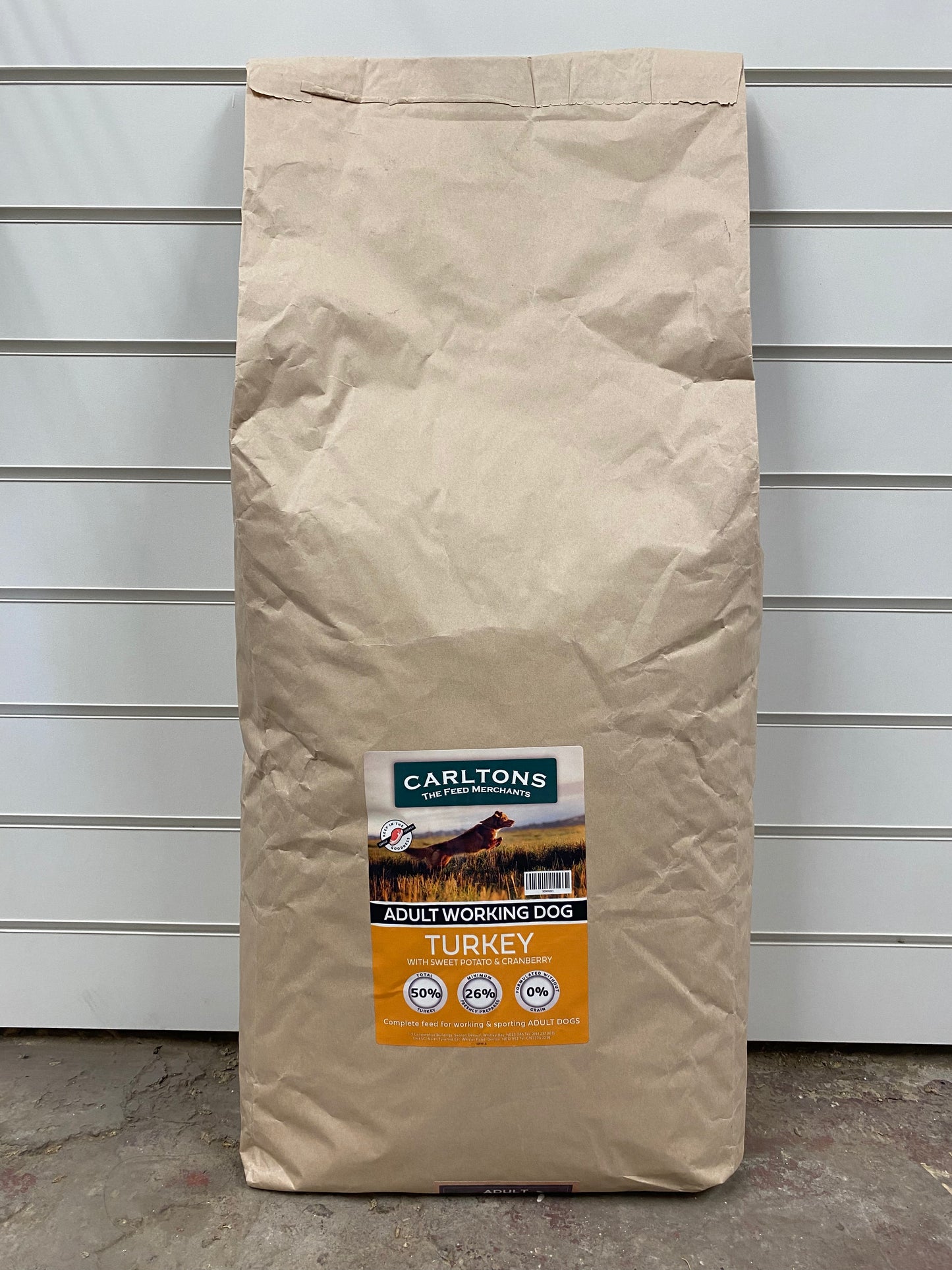 Carlton's Grain Free Adult Turkey with Sweet Potato & Cranberry 15kg