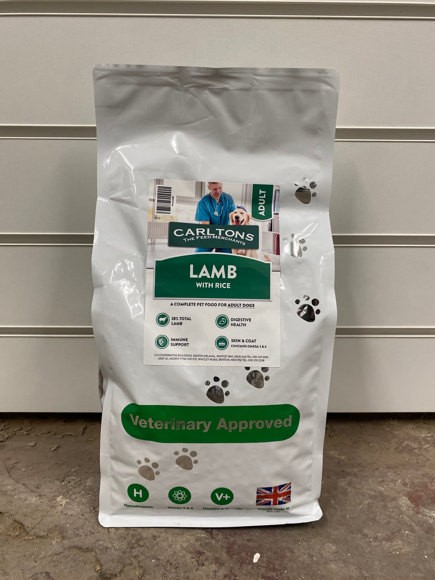 Carlton's Veterinary Adult Lamb with Rice 1.5kg