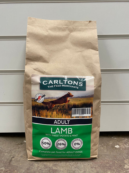 Carlton's Grain Free Adult Lamb with Sweet Potato & Mint 2kg