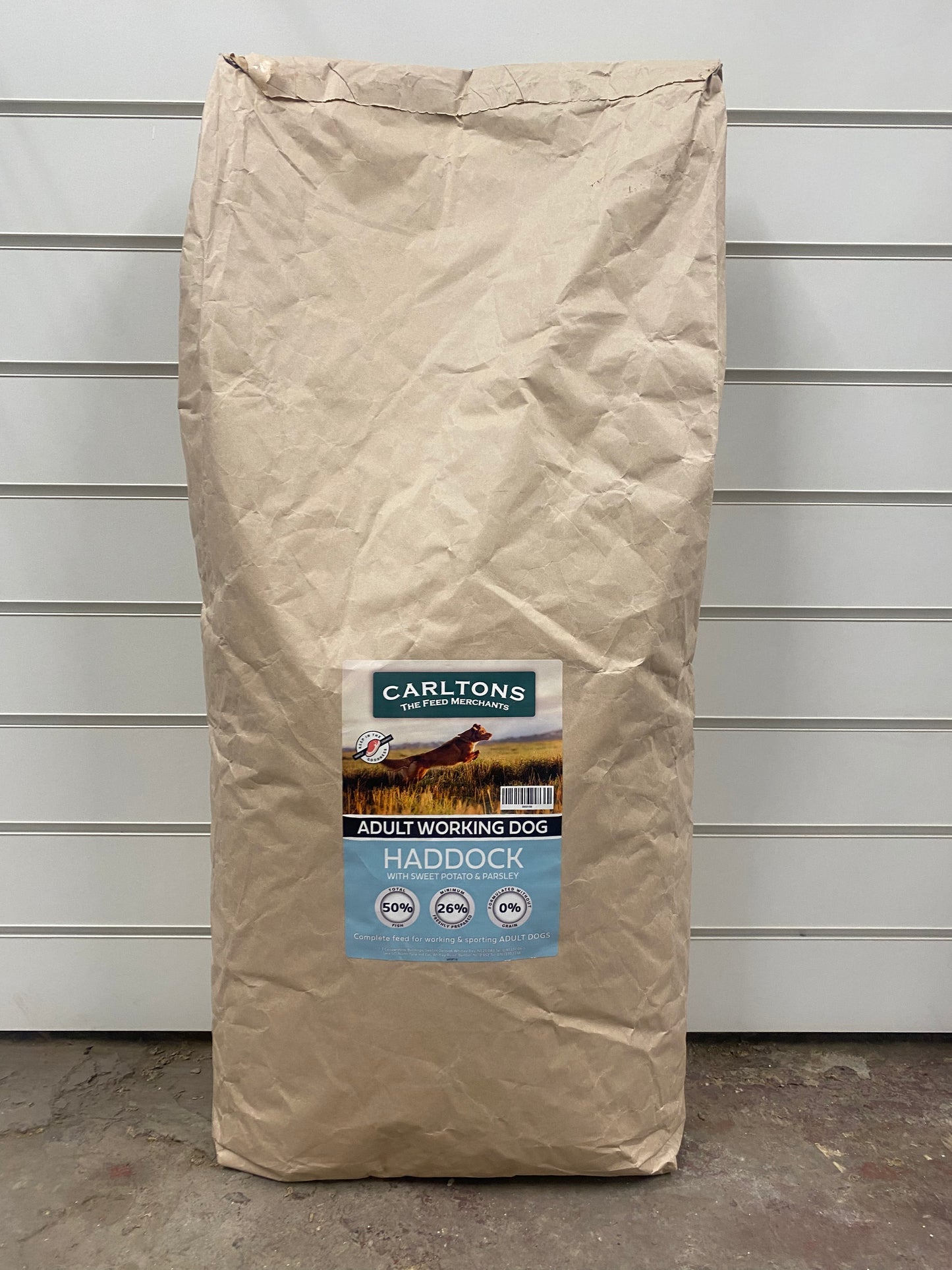 Carlton's Grain Free Adult Haddock with Sweet Potato & Parsley 15kg