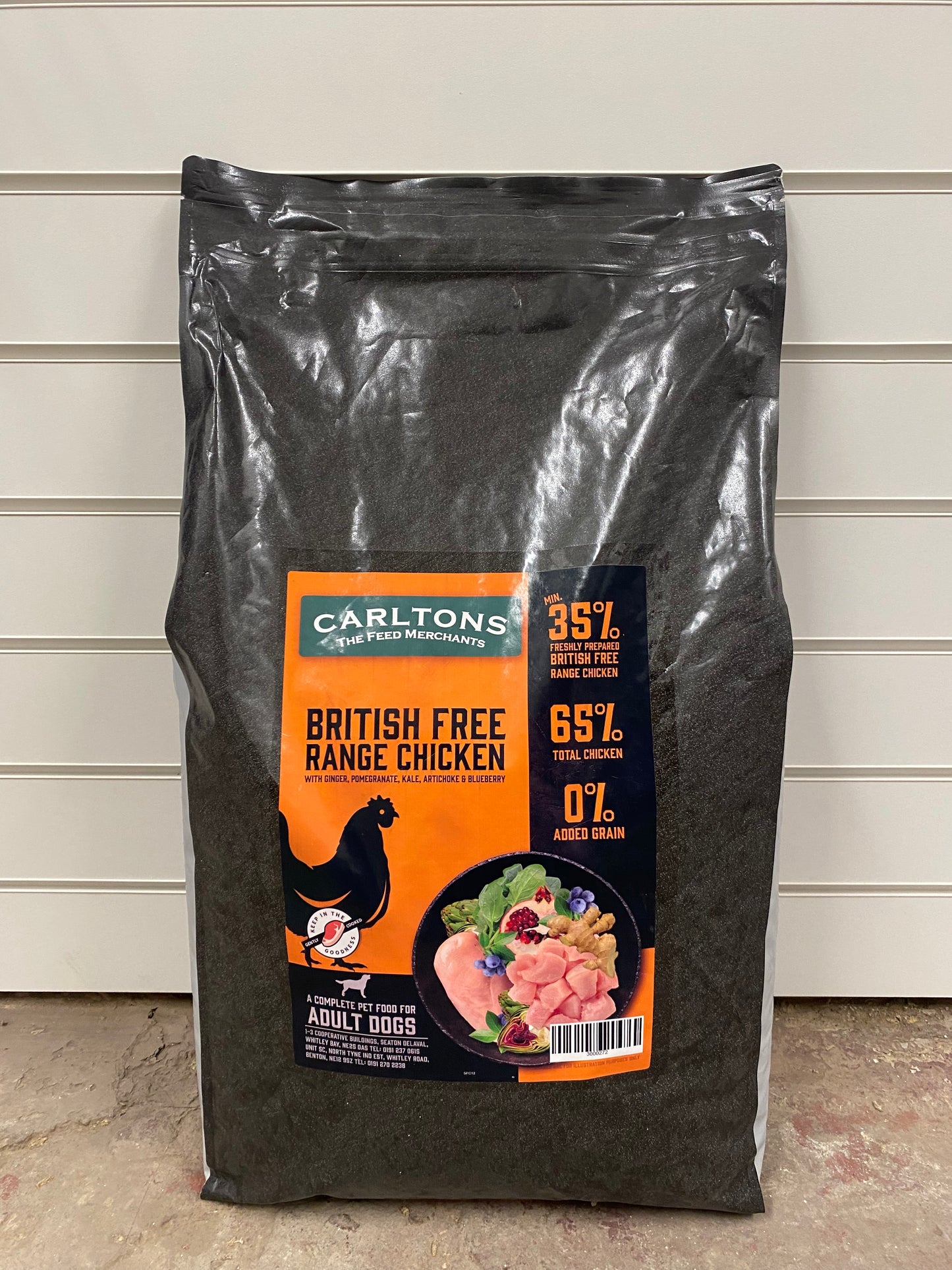 Carlton's Super 65 Adult British Free Range Chicken 12kg