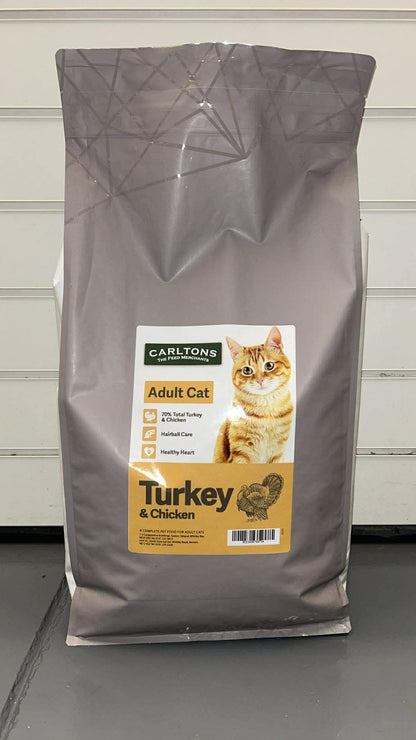Carltons Complete Adult Cat Food Turkey & Chicken 5kg