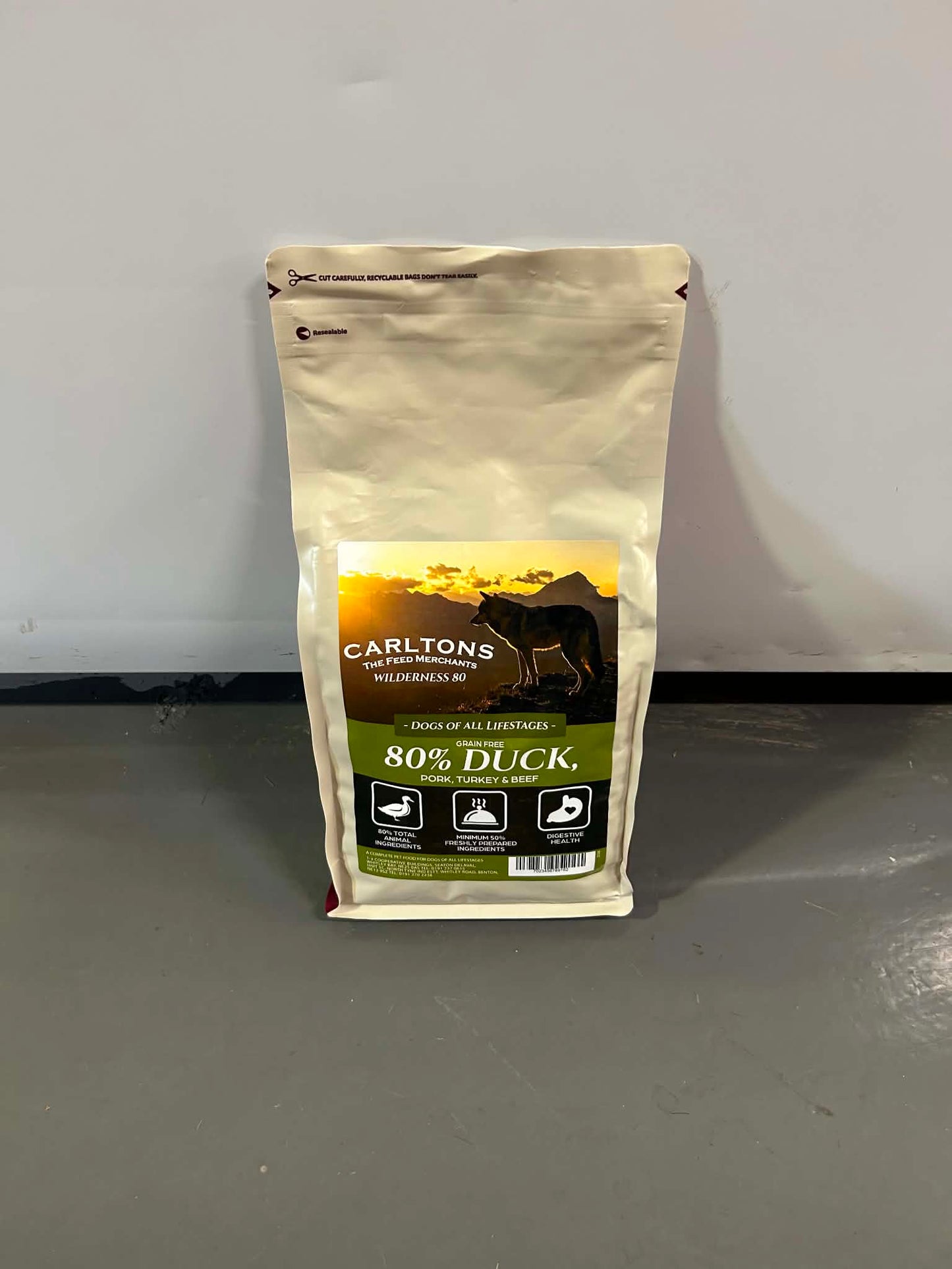 Carltons Wilderness 80 - 80% Duck, Pork, Turkey & Beef 2kg