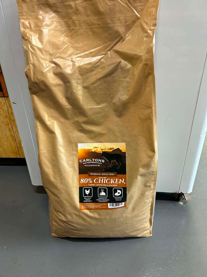 Carltons Wilderness 80 - 80% Chicken, Turkey, White Fish & Salmon 13.5kg