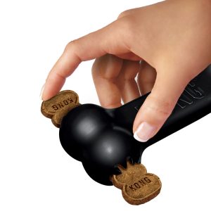 KONG Goodie Bone Extreme Durable Treat Dispensing Dog Toy - Medium Black (18cm)