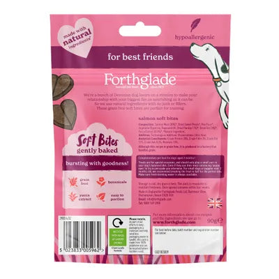 Forthglade Grain Free Soft Bites - Salmon 90g