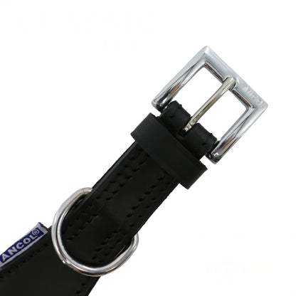 Ancol Greyhound Padded Collar Black 34-43cm Size 4