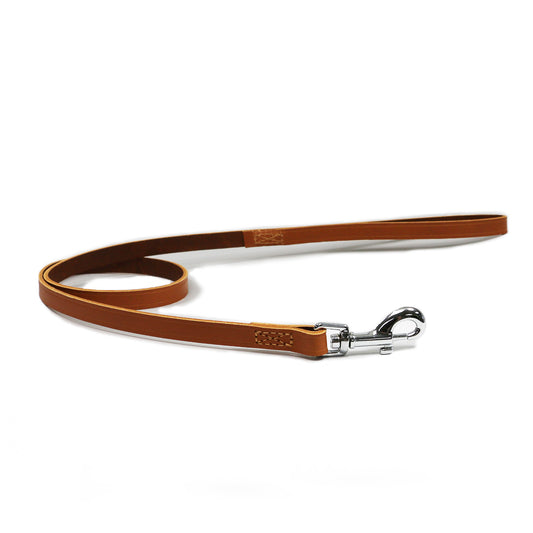 Ancol Heritage Classic Leather Lead Tan 1mx19mm 50kg