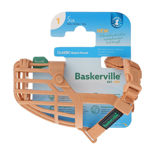 Company Of Animals Baskerville Classic Basket Muzzle Size 1