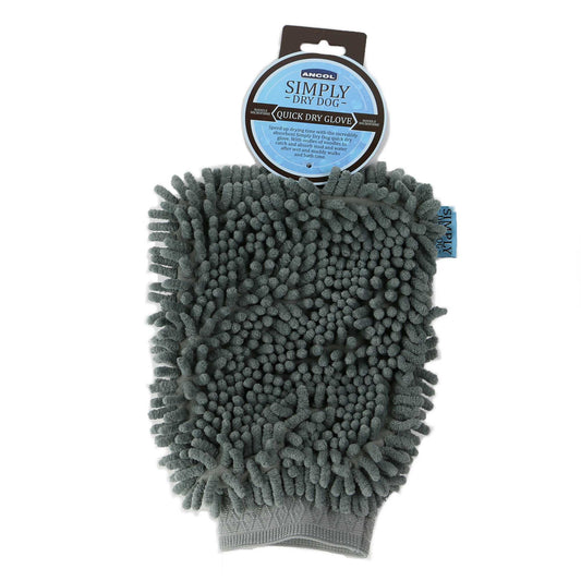Ancol Simply Dry Noodle Dog Glove