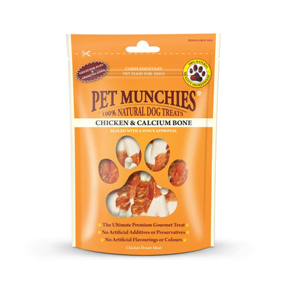 Pet Munchies Chicken & Calcium Bone 100g