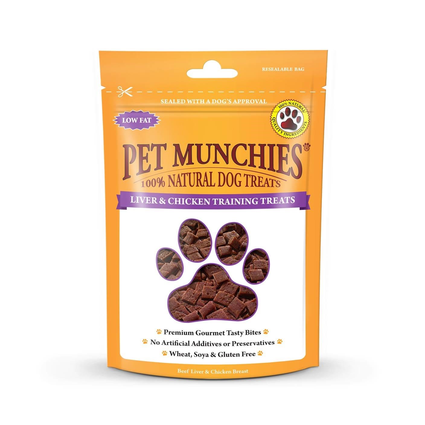 Pet Munchies Chicken & Liver Training Treats 50g