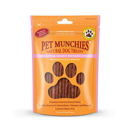 Pet Munchies Chicken & Sweet Potato Stick 100g