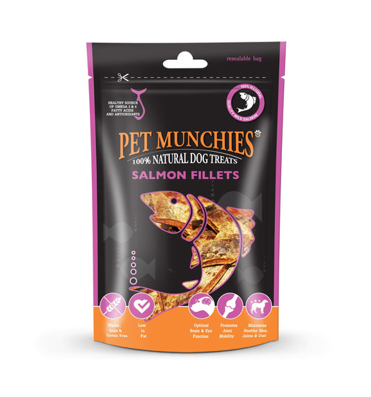 Pet Munchies Salmon Fillets 90g