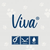 Ancol Viva Rope Slip Lead Reflective Black 1.2mx10mm 30kg