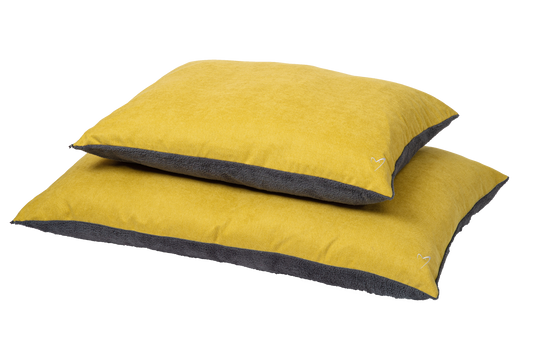 Camden Winter Comfy Cushion Large Mustard