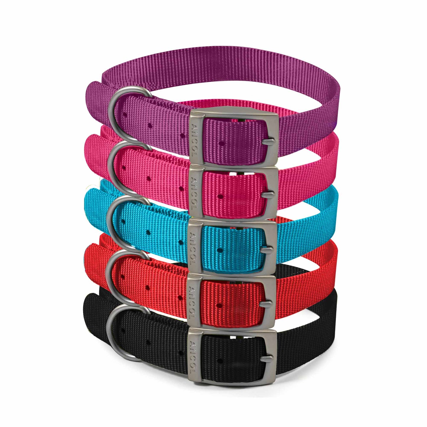 Ancol Viva Buckle Collar Pink Size 5