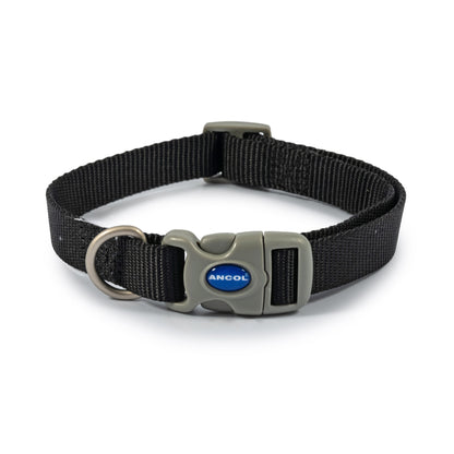Ancol Viva Adjustable Quick Fit Collar Blac Size 2-5