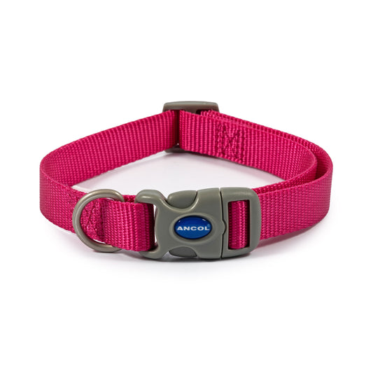 Ancol Viva Adjustable Quick Fit Collar Pink Size 5-9
