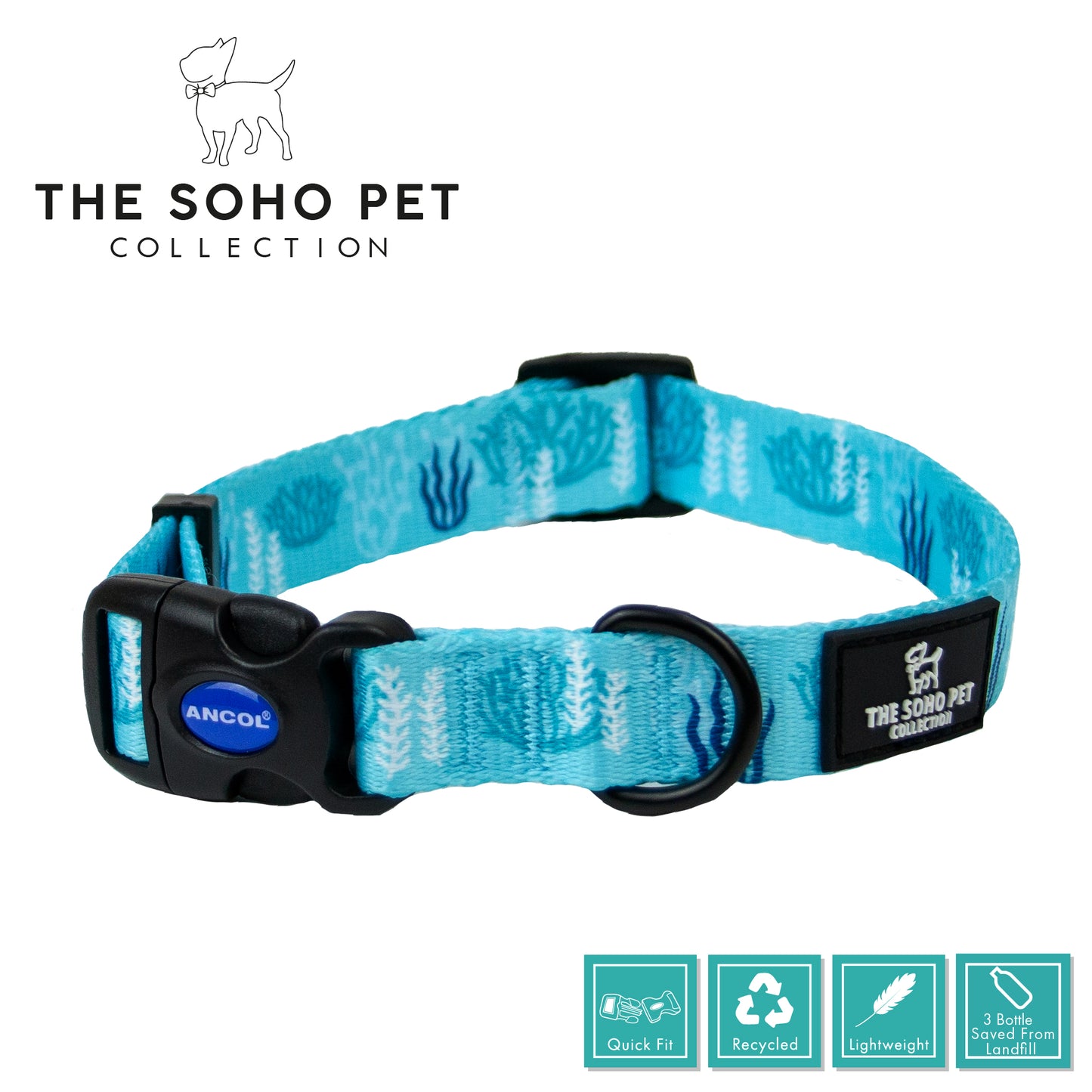 Ancol Soho Sea Coral Collar Size 2-5
