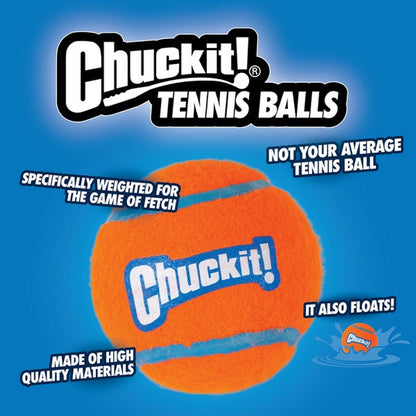 Chuckit! Tennis Ball 2 pack Medium 6.5cm