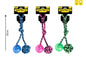 Rubber Ball And Rope Dog Toy