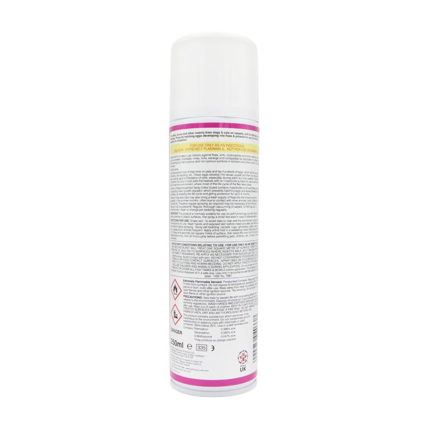 Johnson's Vet I.G.R. House Flea Spray 250ml