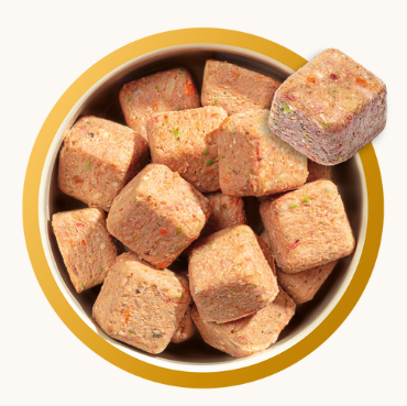 Natures Menu 60/40 Complete & Balanced Frozen Nuggets - Chicken & Salmon 1kg