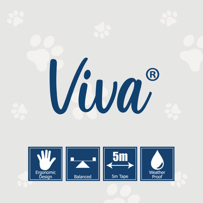 Ancol Viva Retractable 5m Lead Raspberry Pink L 50kg