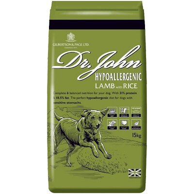 Dr John's Hypoallergenic Lamb with Rice 12.5kg